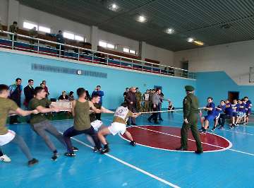 Военно-патриотический конкурс «А ну-ка, парни!» для Кадетских школ-интернатов КБР. Февраль 2018  г._6