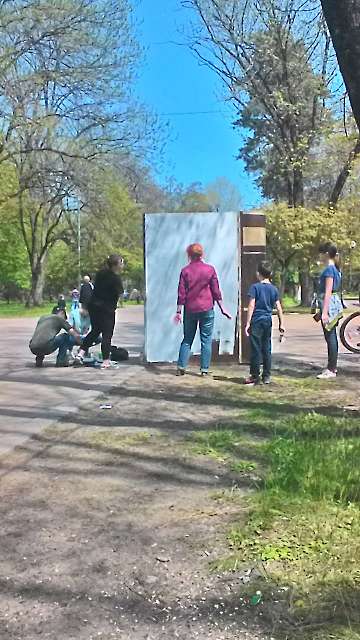 Участие в акции "Делаем планету чище" в   Атажукинском парке. Май 2019 г._1